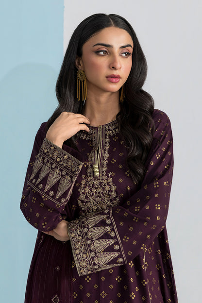 Embroidered Kurta Dupatta Trouser - 2691