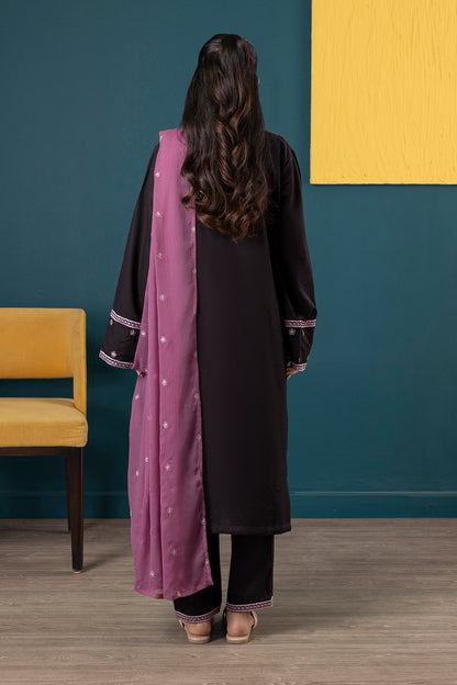 Embroidered Kurta Dupatta Trouser - 2834