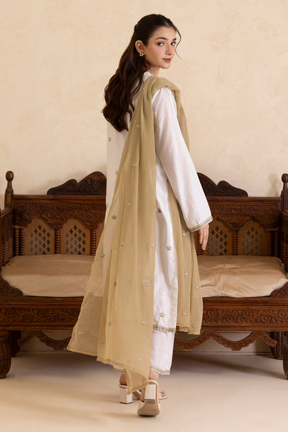 Embroidered Kurta Dupatta Trouser - 2835