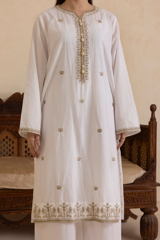 Embroidered Kurta Dupatta Trouser - 2835