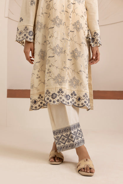 Embroidered Kurta Dupatta Trouser - 2836