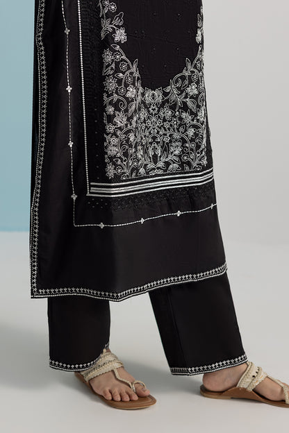 Embroidered Kurta Dupatta Trouser - 2838
