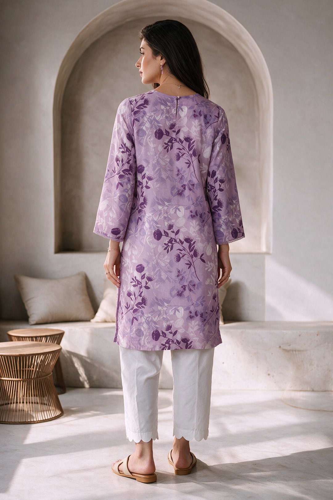 Embroidered Kurta - 1911