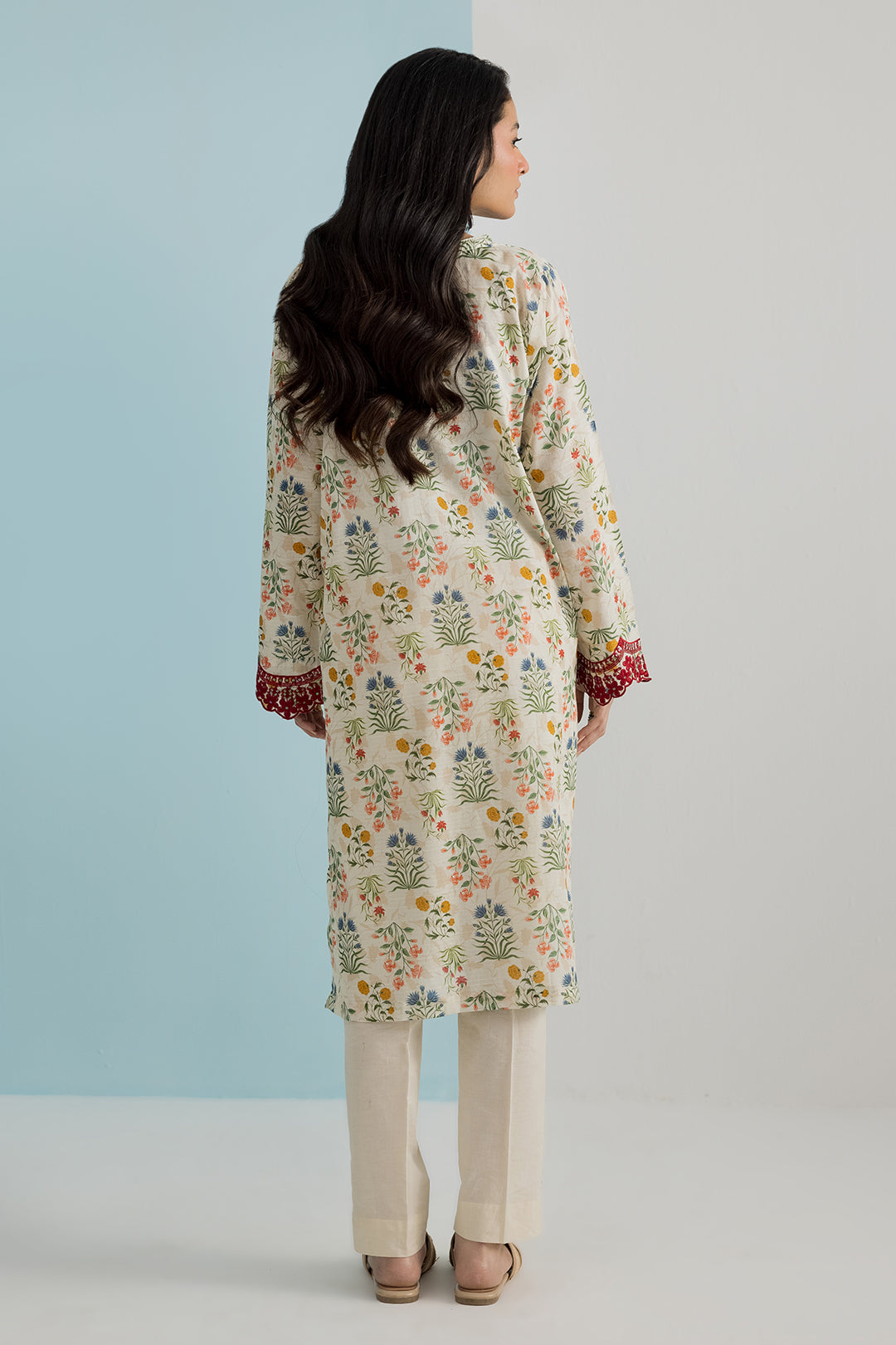 Embroidered Kurta - 1913