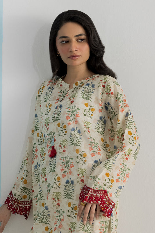 Embroidered Kurta - 1913