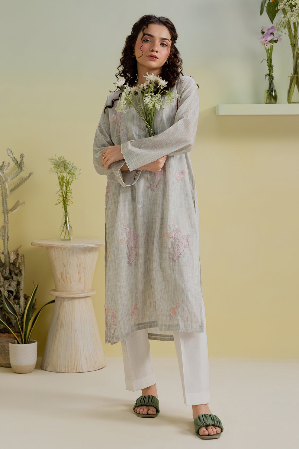 Grey Kurti for Women