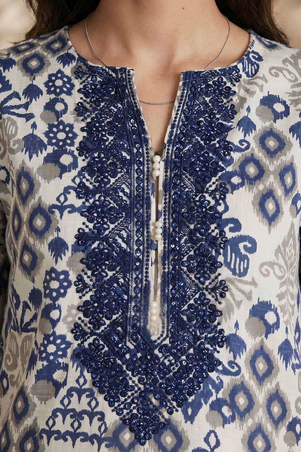 Embroidered Kurta - 2019