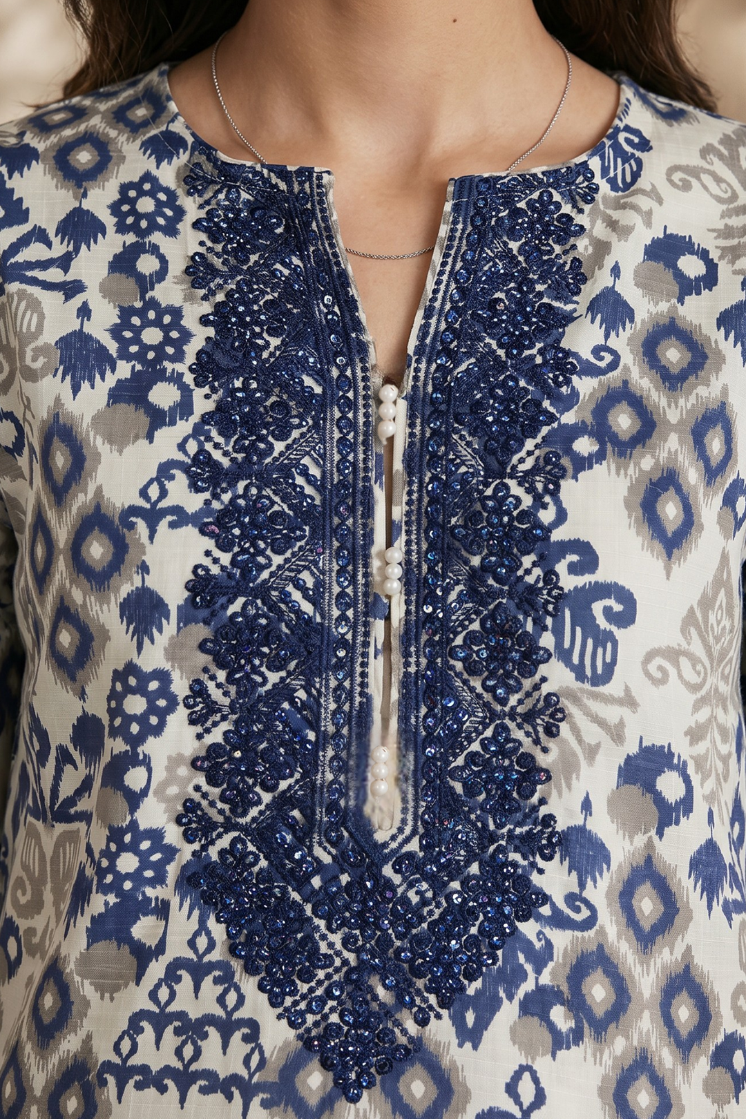 Embroidered Kurta - 2019
