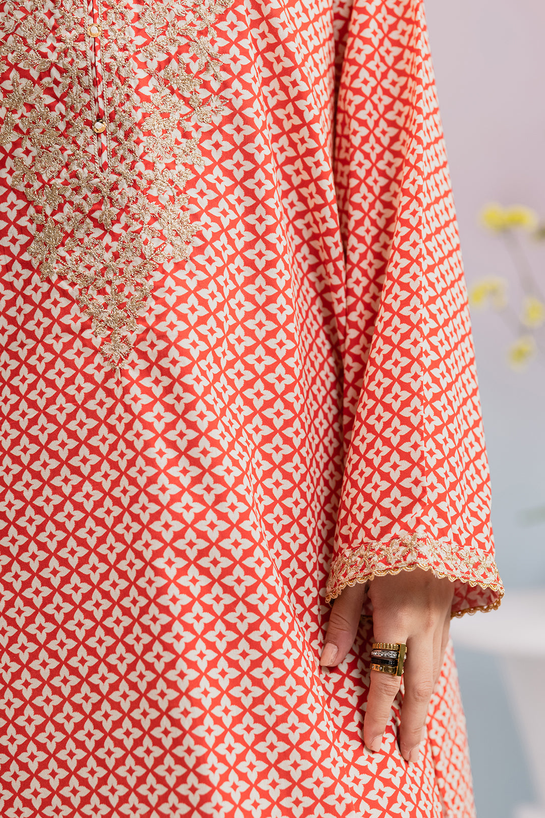 Embroidered Kurta - 2268