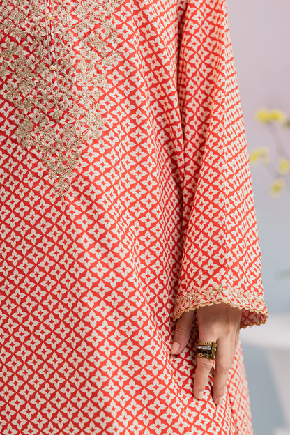 Embroidered Kurta - 2268