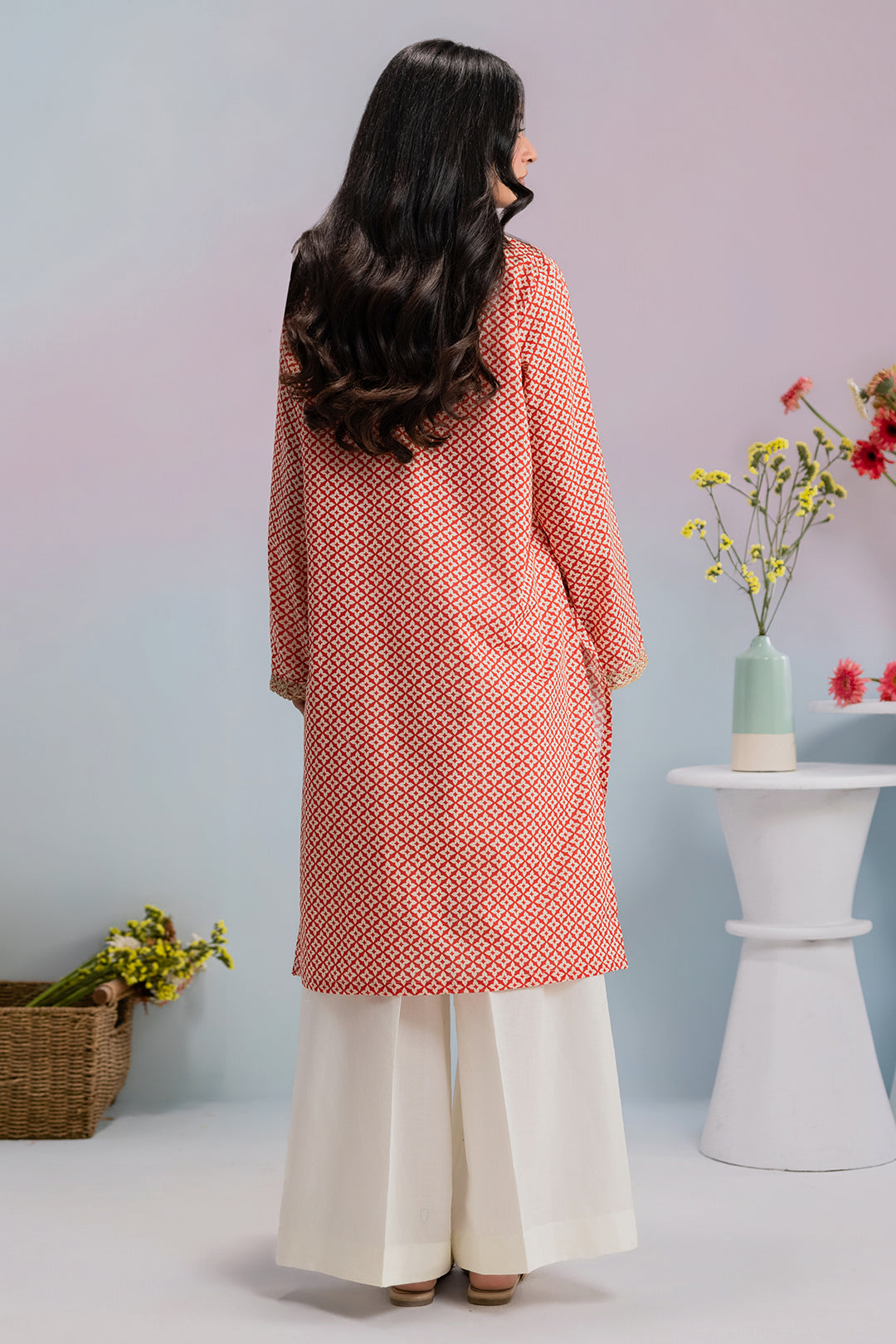 Embroidered Kurta - 2268