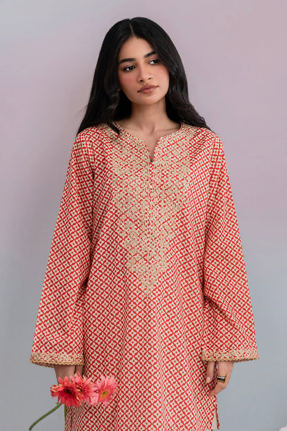 Embroidered Kurta - 2268