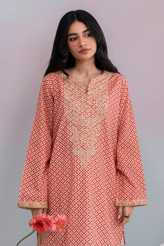 Embroidered Kurta - 2268