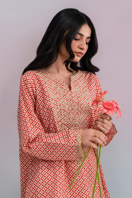 Embroidered Kurta - 2268