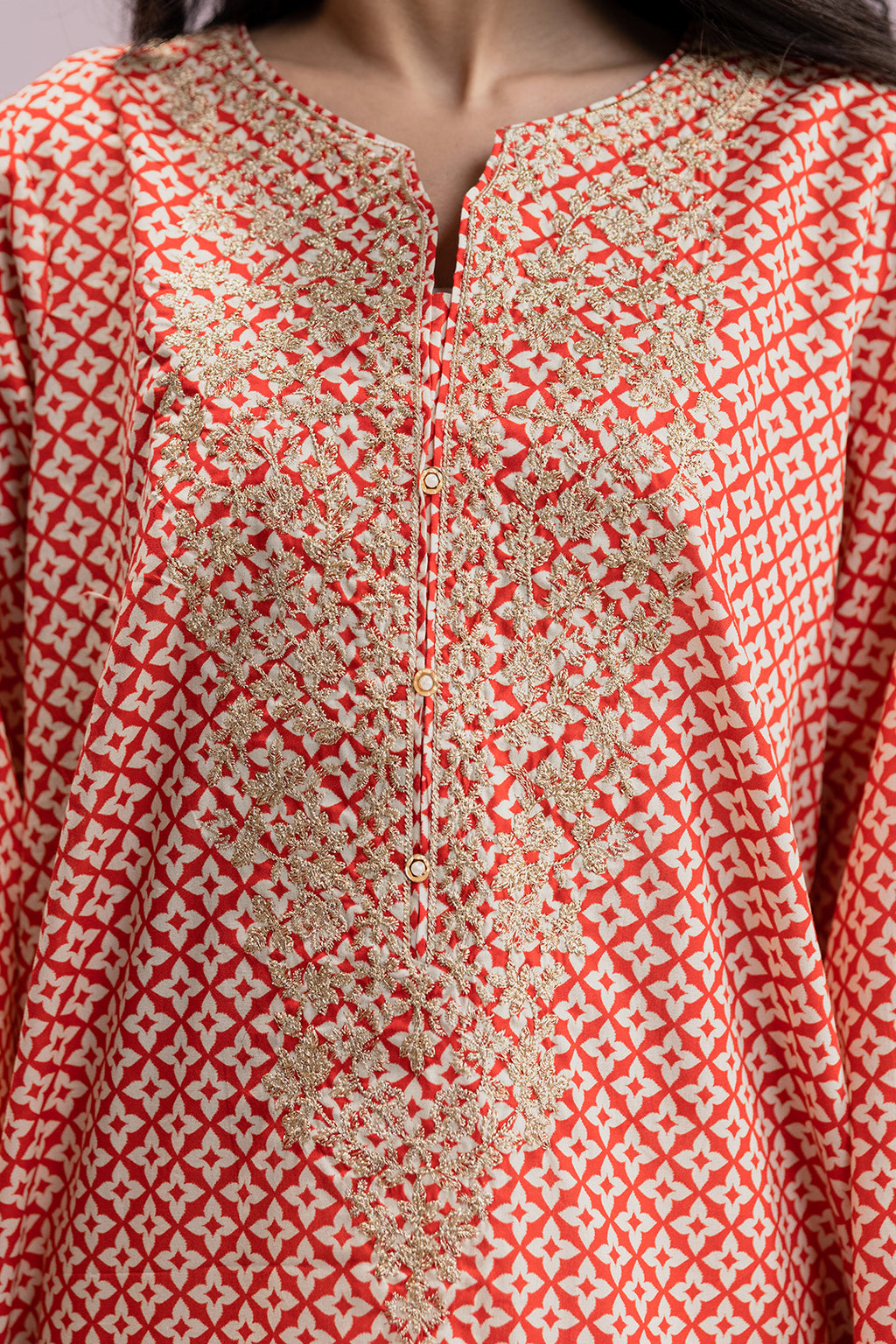 Embroidered Kurta - 2268