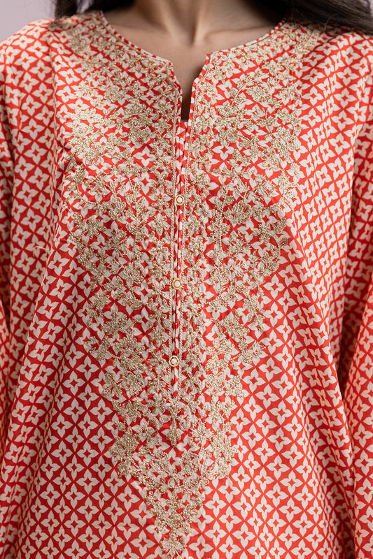 Embroidered Kurta - 2268