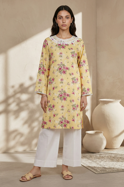 Embroidered Kurta - 2271