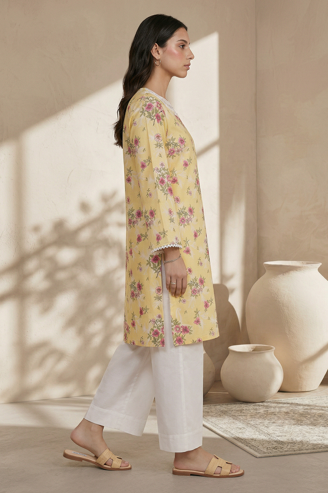 Embroidered Kurta - 2271