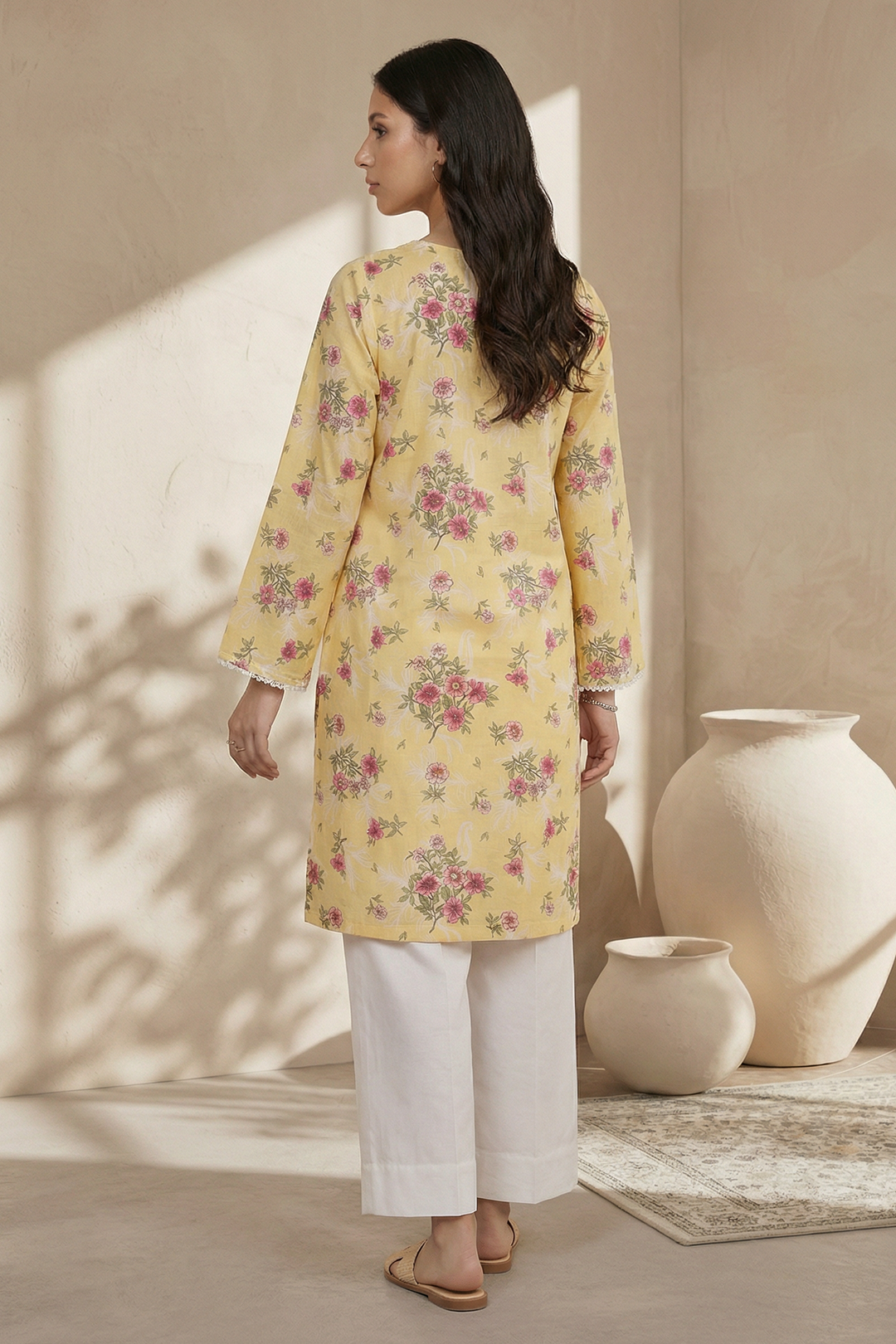 Embroidered Kurta - 2271