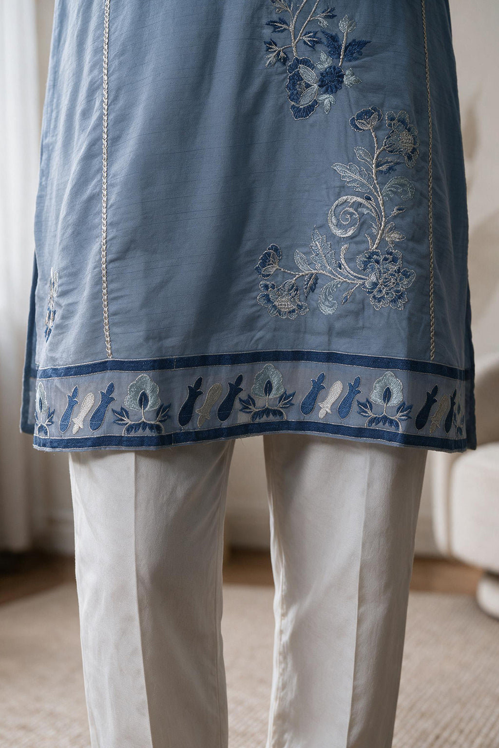Embroidered Kurta - 2274