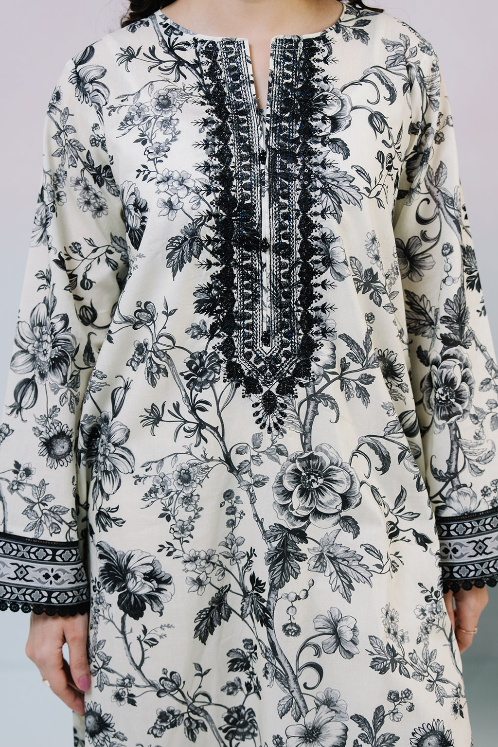 Embroidered Kurta - 2277