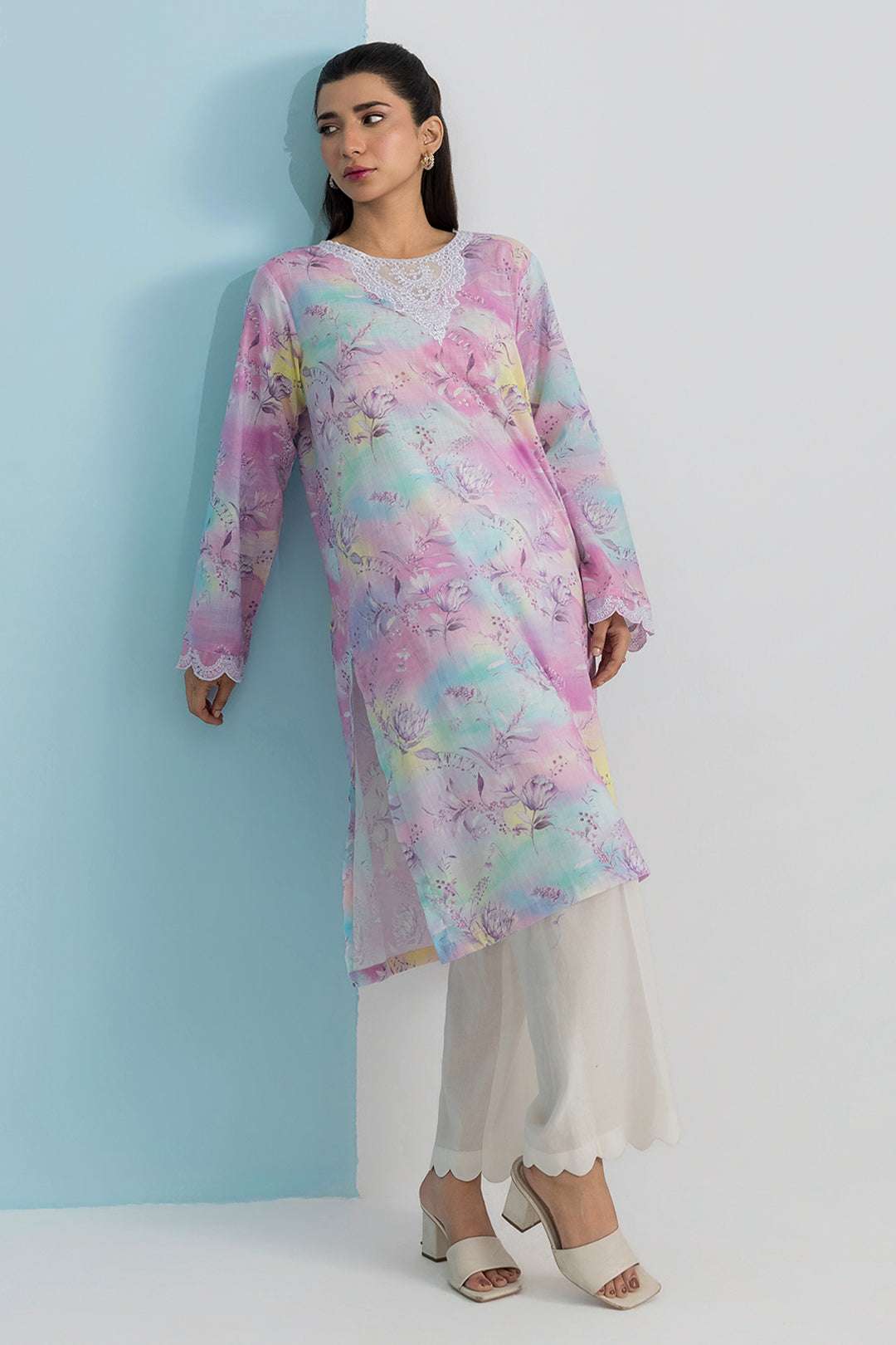 Embroidered Kurta - 2278