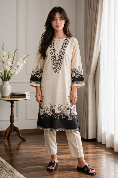 Embroidered Kurta - 2279