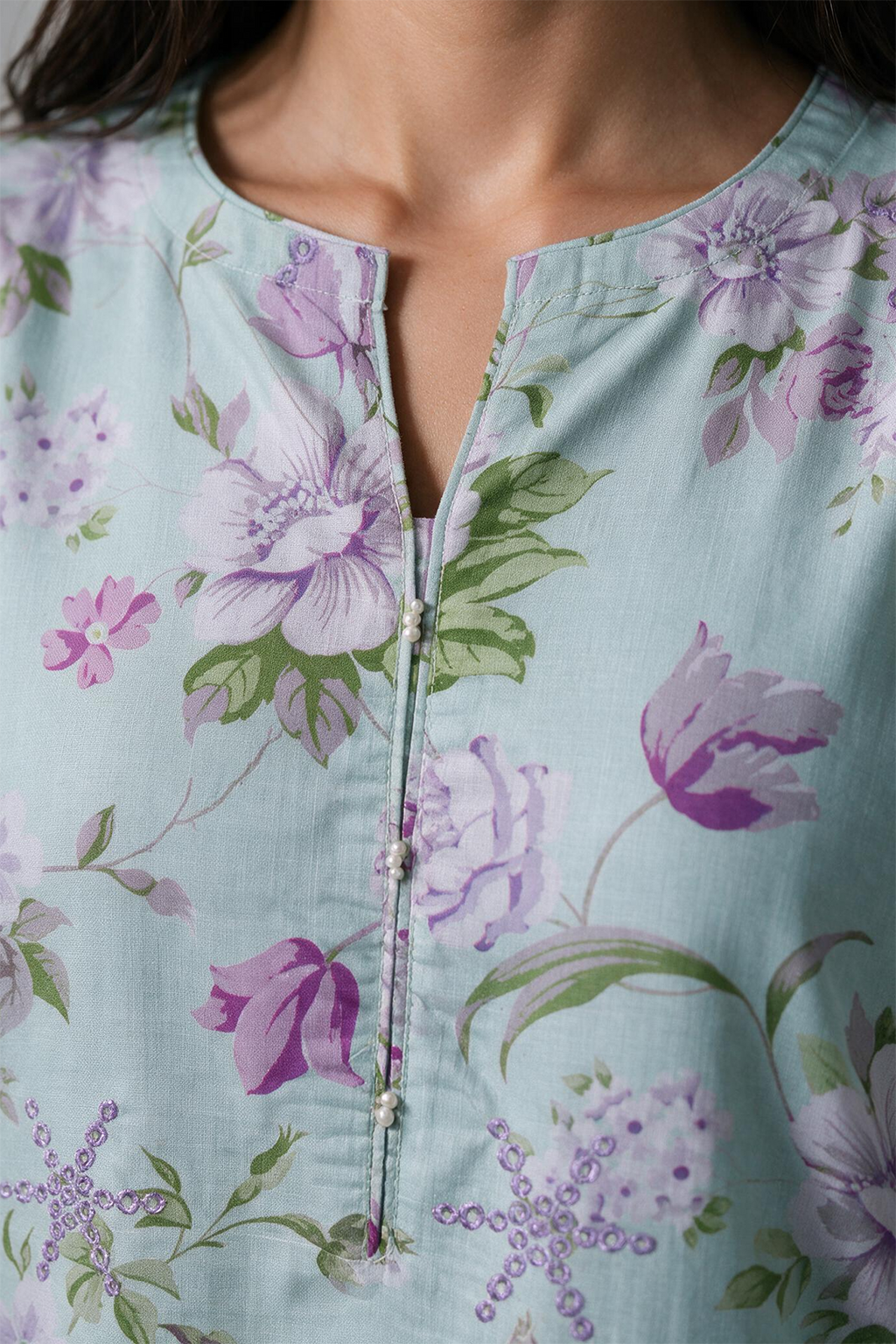 Embroidered Kurta - 2280