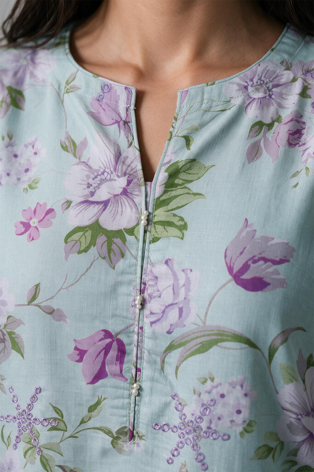 Embroidered Kurta - 2280