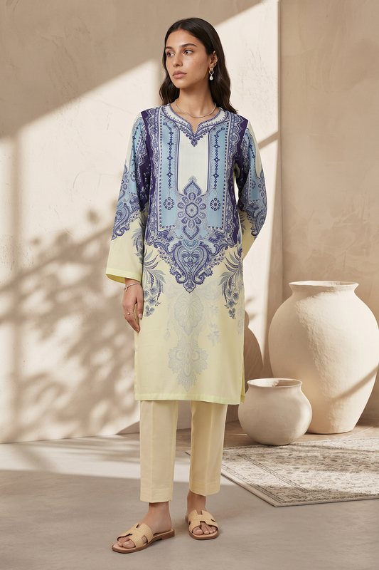 Embroidered Kurta - 2285