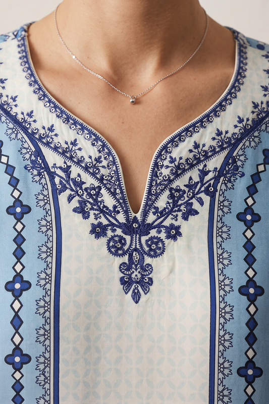 Embroidered Kurta - 2285