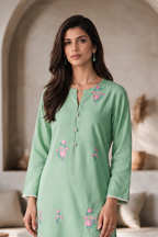 Embroidered Kurta - 2578