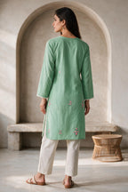 Embroidered Kurta - 2578