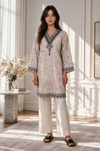 Embroidered Kurta - 2584