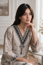 Embroidered Kurta - 2584