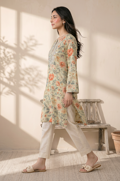 Embroidered Kurta - 2783