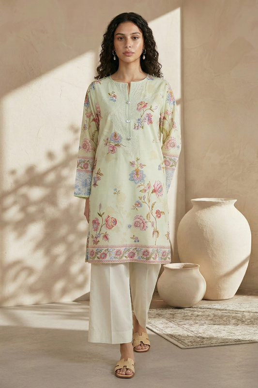 Embroidered Kurta - 2785