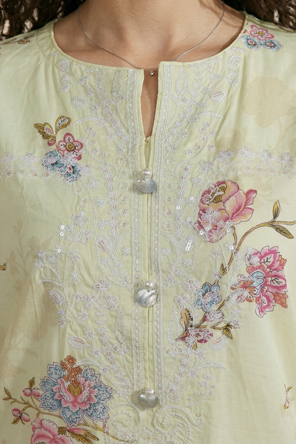 Embroidered Kurta - 2785