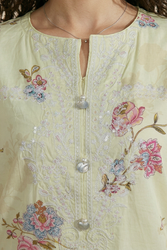 Embroidered Kurta - 2785