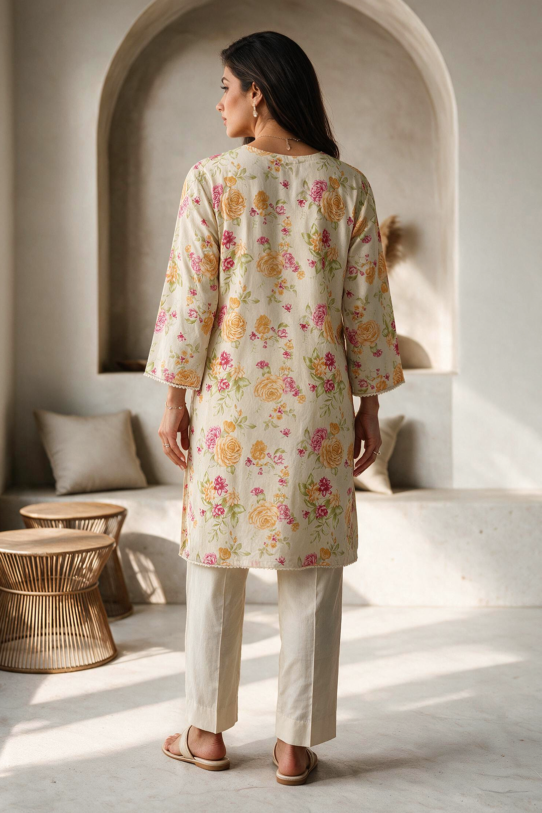 Embroidered Kurta - 2793