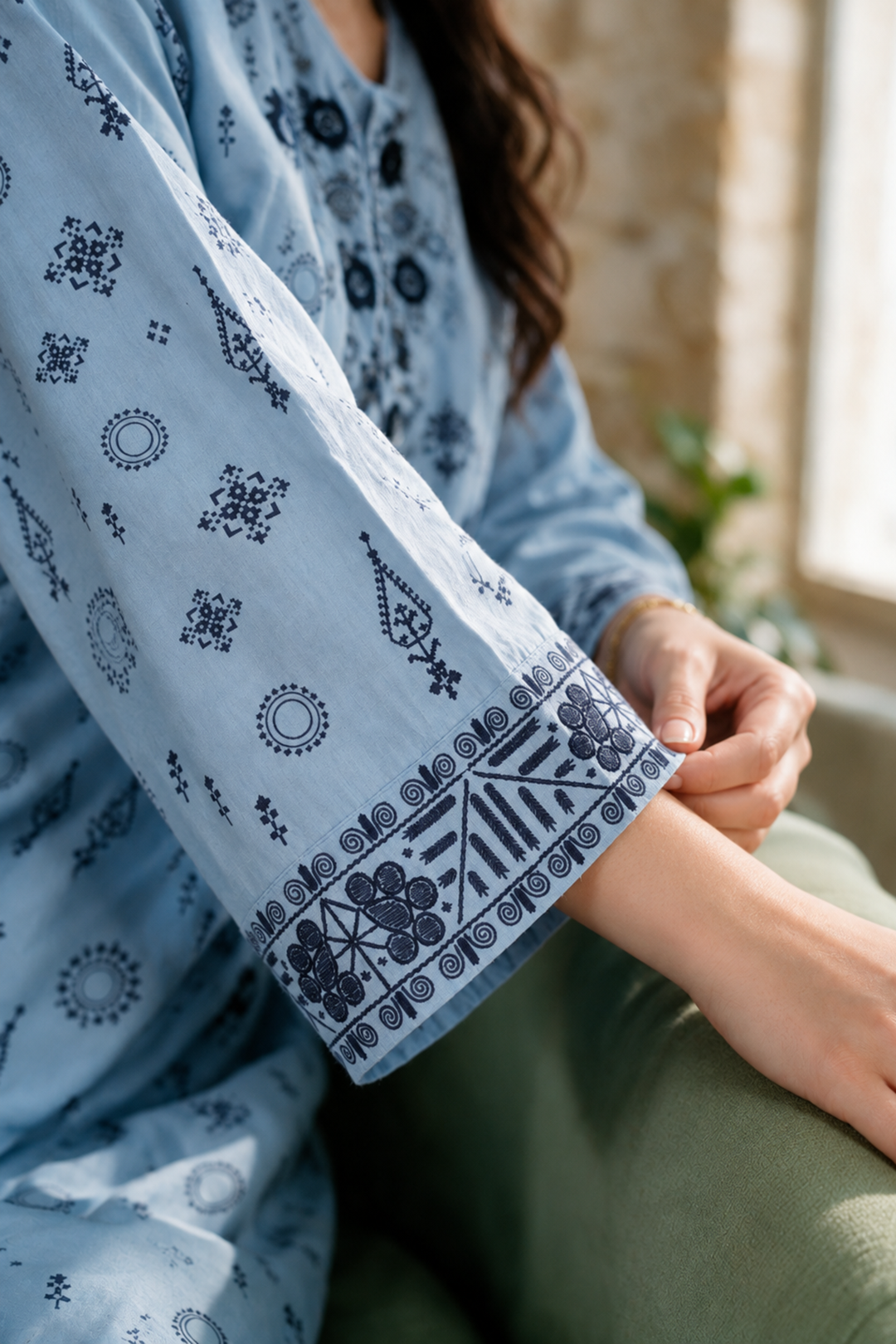 Embroidered Kurta - 2794