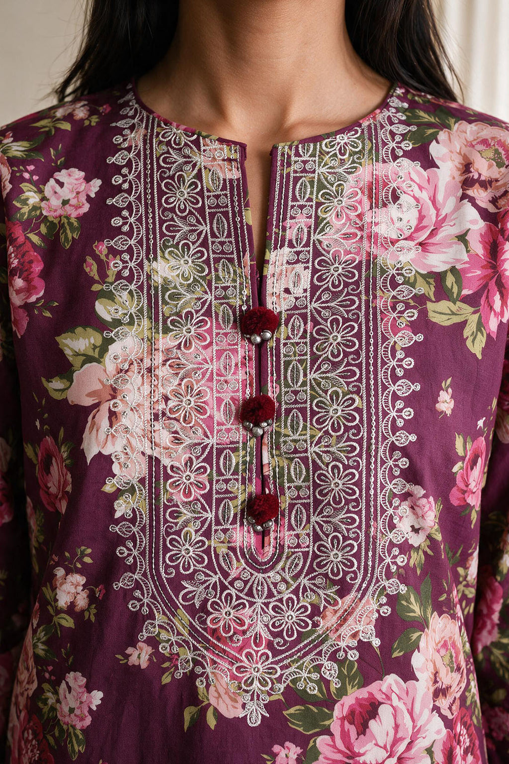 Embroidered Kurta - 2795