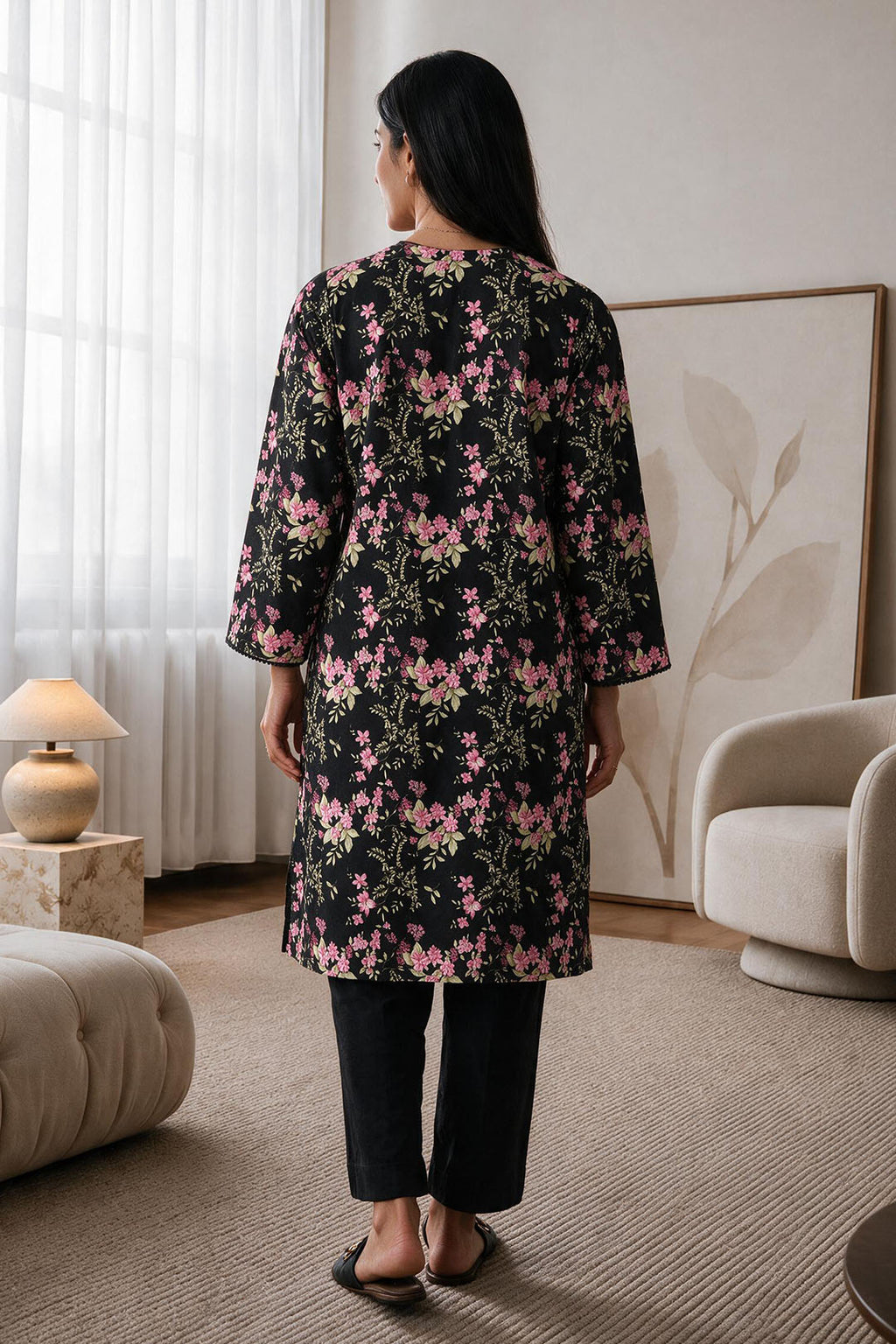 Embroidered Kurta - 2797