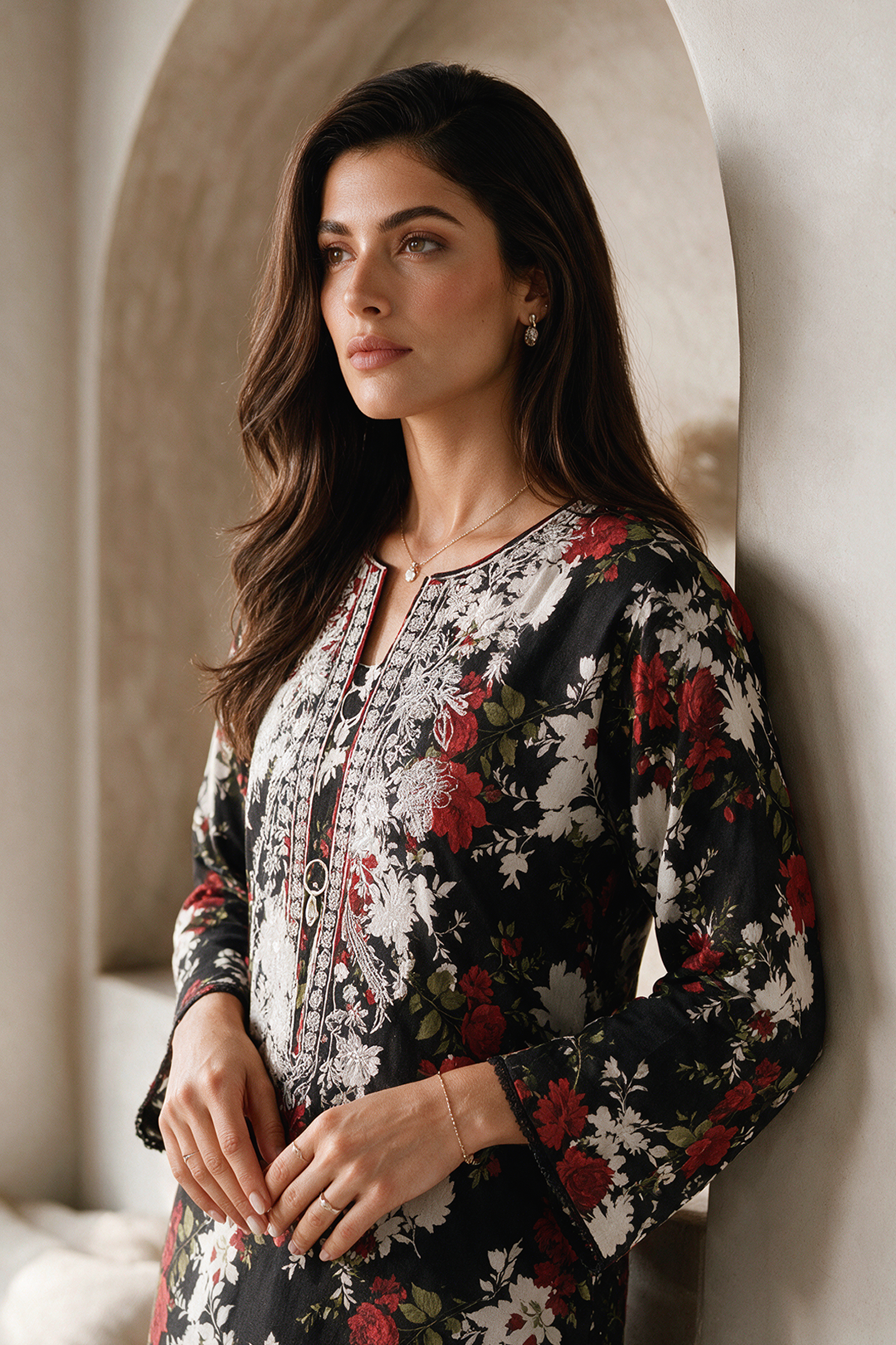 Embroidered Kurta - 2799