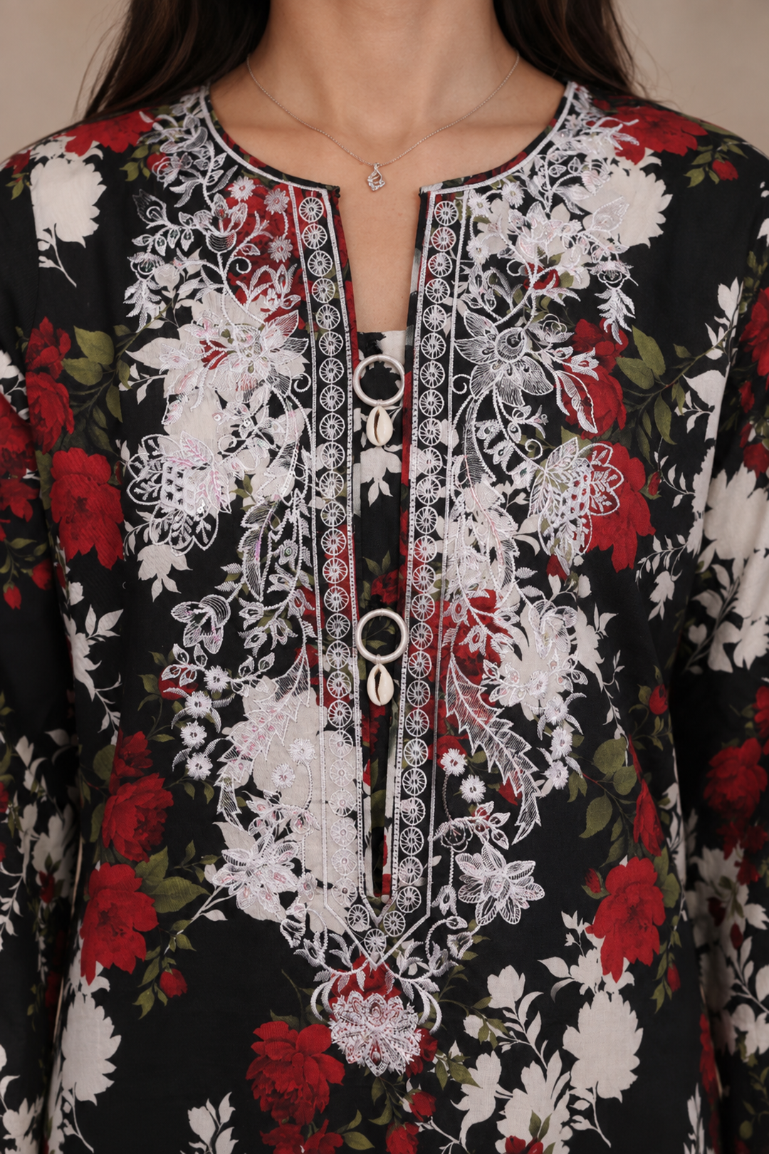 Embroidered Kurta - 2799