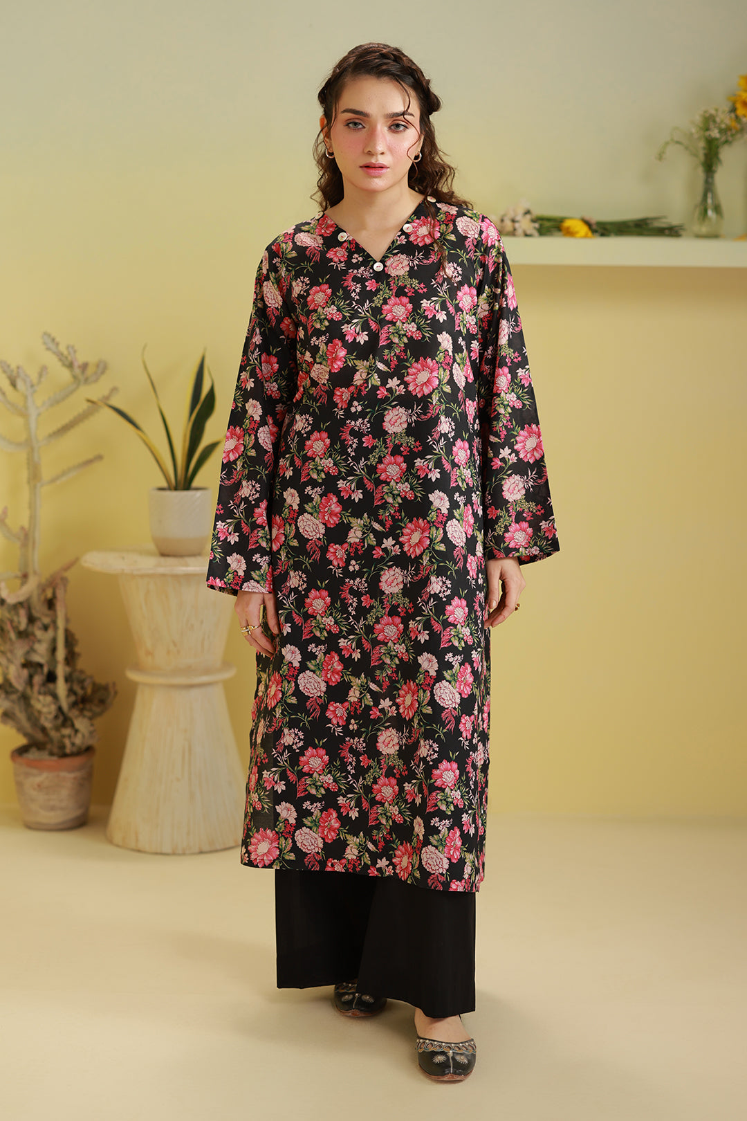 Embroidered Kurta - 3047