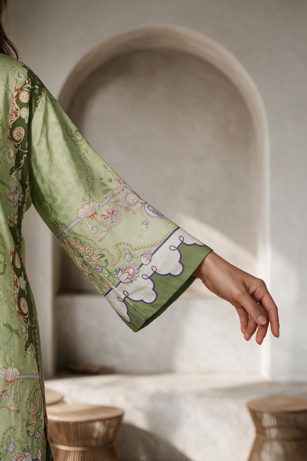 Embroidered Kurta - 3048