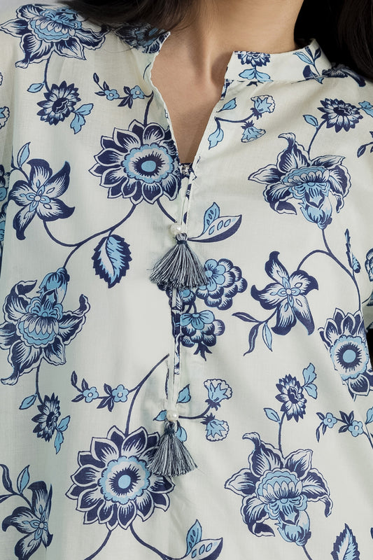 Embroidered Kurta - 3051