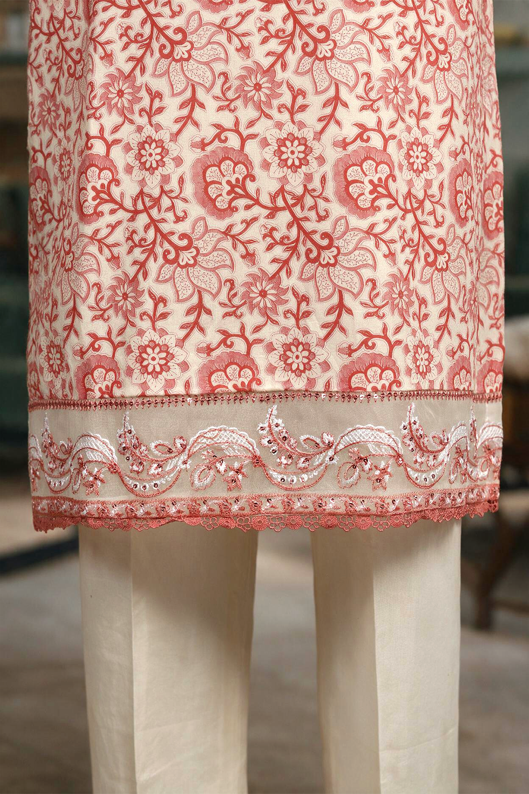 Embroidered Kurta - 3061