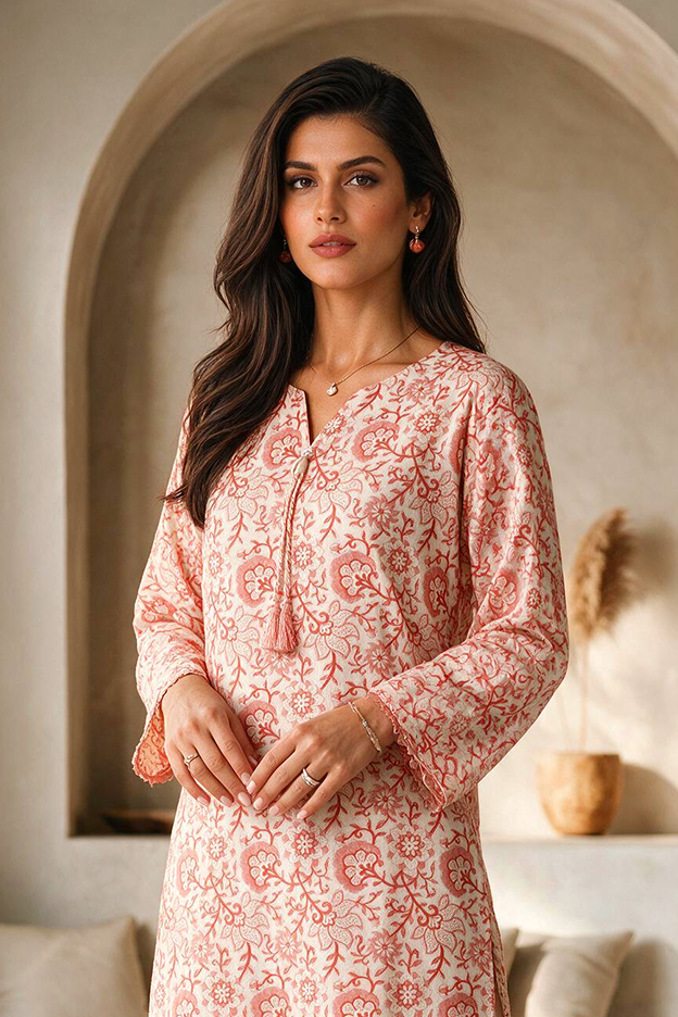 Embroidered Kurta - 3061